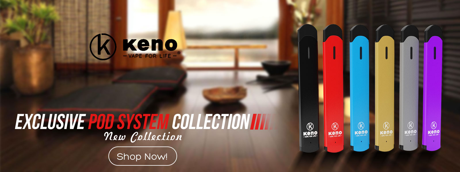 Keno Vapor New Pod System