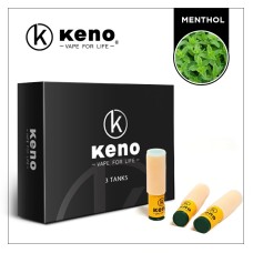 
									KenoVapor™ Menthol Flavor Soft Tip Cartomizers