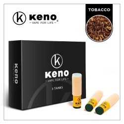 KenoVapor™ Regular Tobacco Flavor Soft Tip Cartomizers
