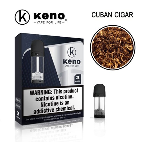 MyKeno™ Cuban Cigar Flavor Pre Filled Pods
